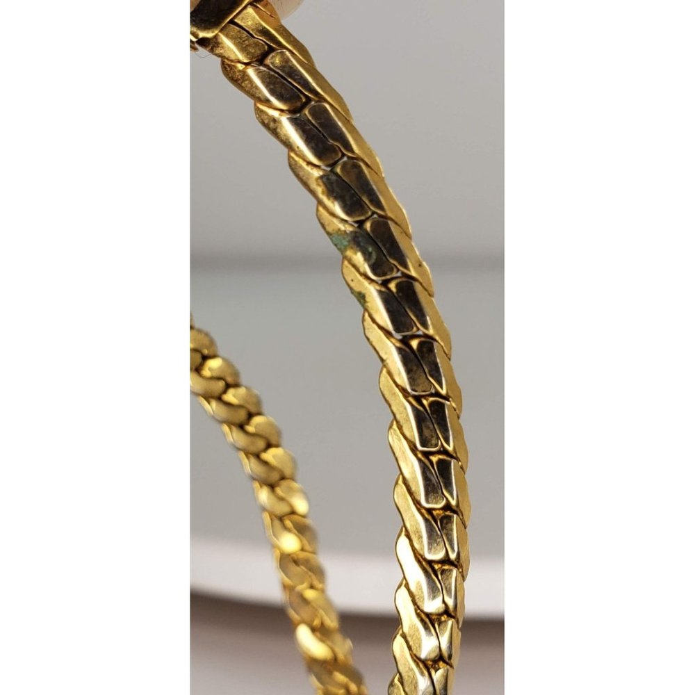 Vintage Napier Gold Toned Chain Bracelet Costume Jewelry - Picture 8 of 8